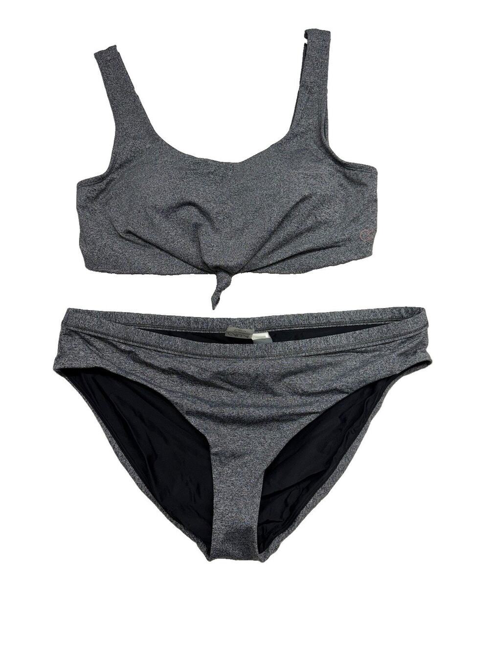 Calia By Carrie Underwood Size Large Knotted Front Bikini Set Built In Pads